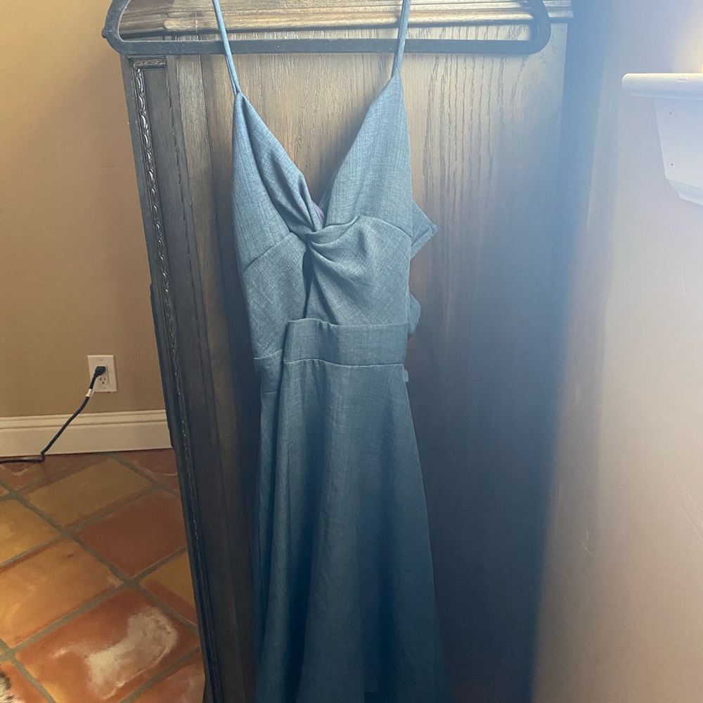 Denim style dress